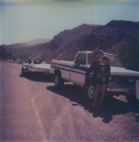 1976 again coming out of Apache Lake with a good friend (who could drive me to the lake).